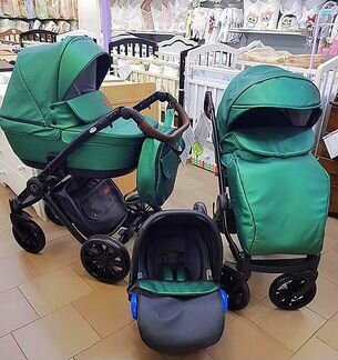 Коляска Adamex Anex 1 в 1 люлька на гарантии