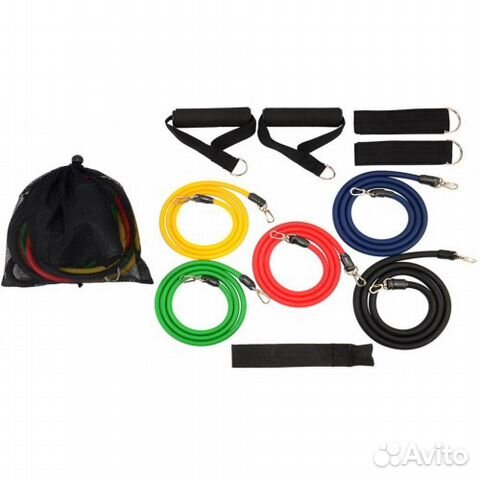 Эспандер трубчатый profi-FIT, универсальный, 5 в 1