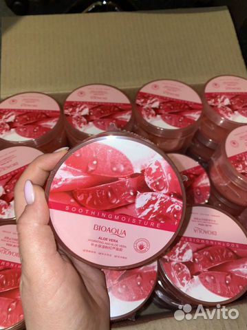 Многофункциональный увлажняющий розовый гель