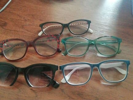 Очки женские минус 3 и футляр для очков