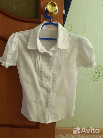 Блузка белая для девочки