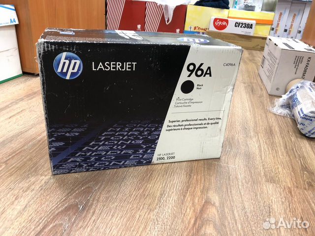 Оригинальные картриджи HP поврежденная коробка