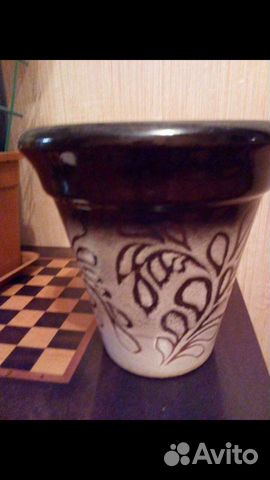 Кашпо для цветов керамика