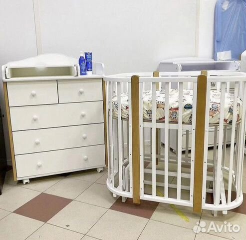 Детская кроватка трансформер Комод Матрасы