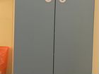 Два шкафа Икеа стува голубые отличное сост