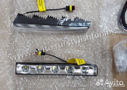 Ходовые огни очков хром Mercedes G 463 Оригинал