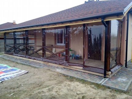 Прозрачные мягкие окна пвх для террас, веранд