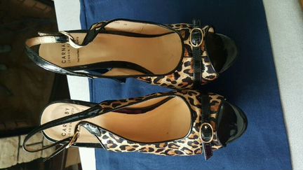 Туфли вечерние кожа