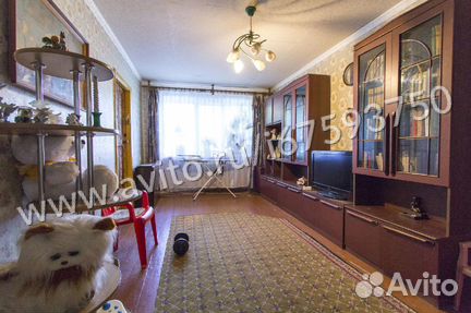 3-к квартира, 53.9 м², 1/4 эт.