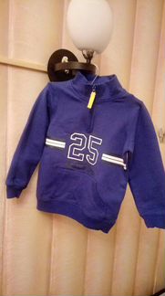 Толстовка синяя для мальчика р-р 104