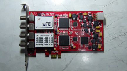 Quad DVB-S2 PCI-e карта TBS-6984 (TBS-6985)