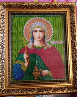 Икона Ручной работы, бисер, Светлана - Фатина. Ико