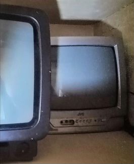 Телевизор и видеомагнитофон JVC для дачи