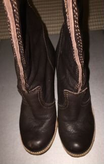 Сапоги кожаные See By Chloe оригинал