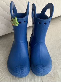 Детские резиновые сапоги crocs