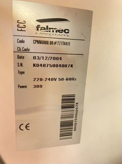 Вытяжка Falmec penta 60 H90
