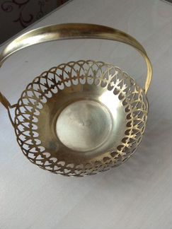 Серебряная конфетница, орешница СССР