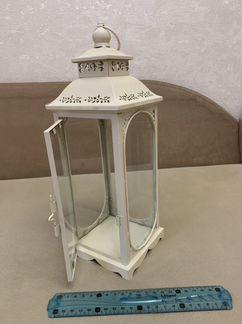 Железный подсвечник 12*12*35 новый