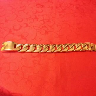 Позолоченный браслет 24 мм, 150 г, голда