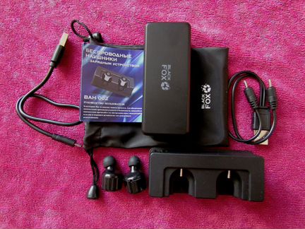 Беспроводные наушники Black Fox BAH002 новые