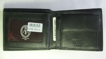 Портмоне мужское, кошелек, кожа