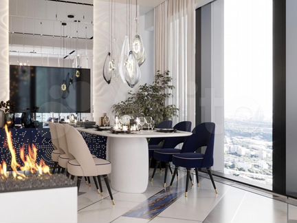 3-к апартаменты, 120 м², 32/79 эт.