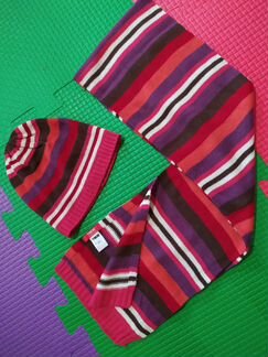 Шапка с шарфом