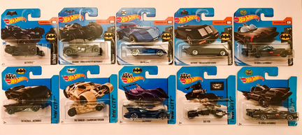 Hot Wheels Batman 10 штук