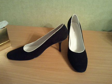 Туфли замшевые