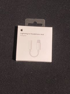 Переходник iPhone с lightning на jack 3.5