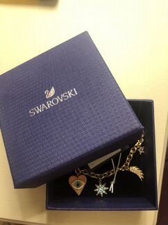 Браслет-цепь Swarovski с подвесками