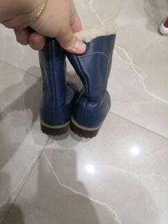 Сапоги детские зимние на овчине 25-26р