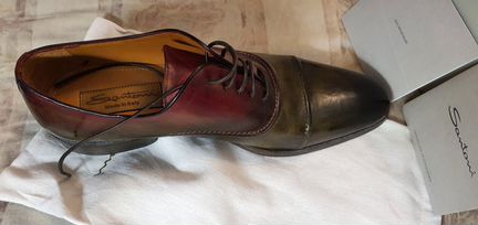 Santoni обувь мужская туфли ботинки