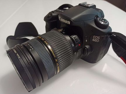 Зеркальный фотоаппарат canon 60d + tamron 28-75