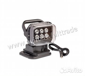 Фара искатель светодиодный 10 LED 30W с ручкой