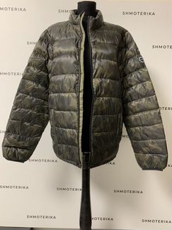Abercrombie Fitch пуховик стёганый камуфляж 126гр