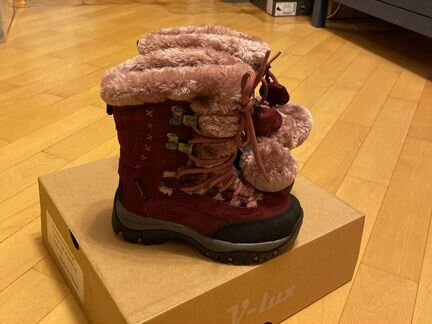 Ботинки для девочки зимние новые V-lux