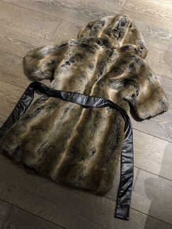 Шуба с капюшоном