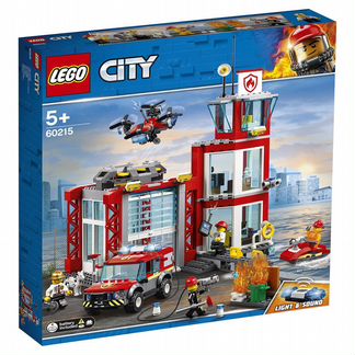 Конструктор lego City Fire Пожарное депо 60215