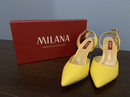 Туфли лодочки Milana размер 35/36 желтые