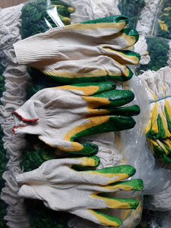 Перчатки двойной облив