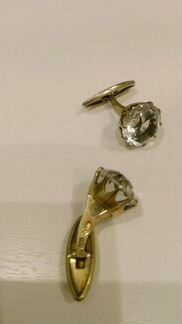 Запонки серебро