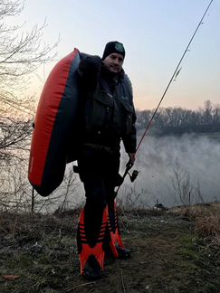 Ласты трансформеры с пружинным задником (размер L)