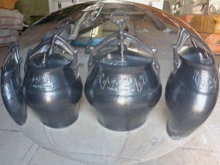 Афганский казан полированный