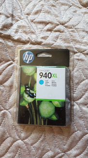 Картридж струйный HP 940XL, голубой. C4907AE