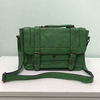 Женская сумка-портфель из натуральной кожи