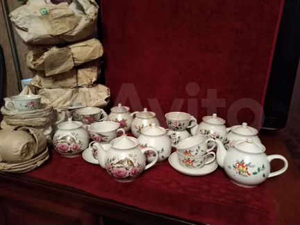 Сервиз чайный Песочное (новый)