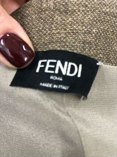Юбка Fendi шерсть шелк 42-44