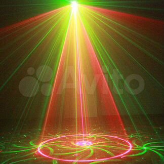Светомузыка Лазер 2 цвета. лазерный проектор