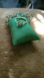 Золотое кольцо 750 пробы